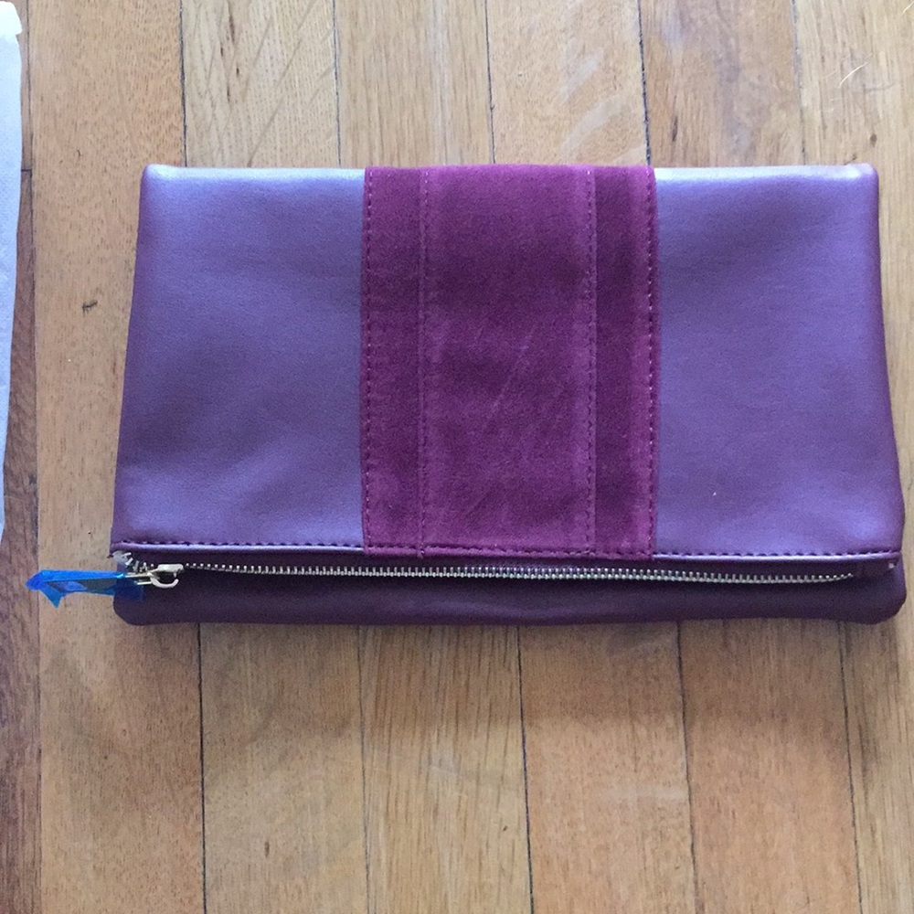 Burgundy clutch from Summer and Rose Brand New!